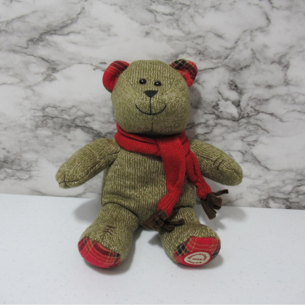 Starbucks Coffee Bearista Bear 2009 Collection Plush Stuffed Animal
